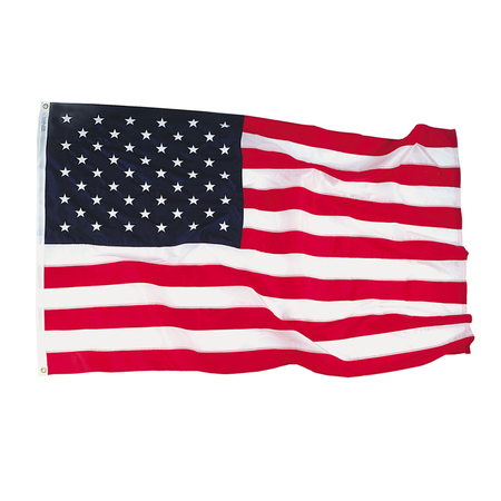 ANNIN FLAGMAKERS Nyl-Glo® Colorfast Outdoor U.S. Flags, 4' x 6' 002220
